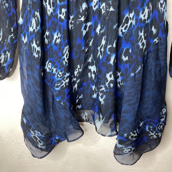 Ramy Brook Silk Animal Print Dress XS - Picture 9 of 12